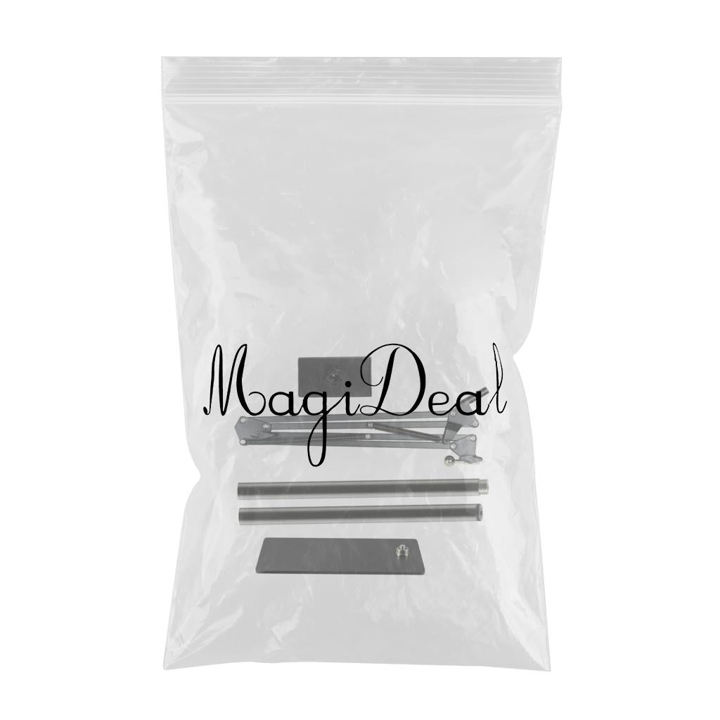 Hands Free Floor Stand Adjustable Bed Clip Holder For Tablet Black 140cm