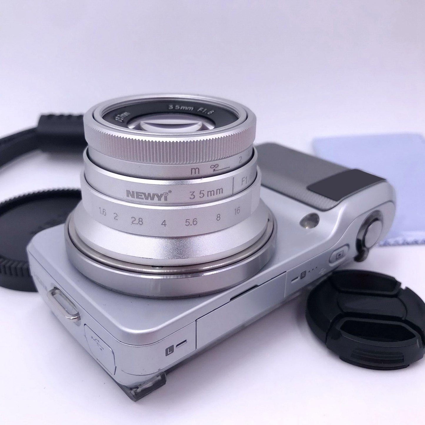 35mm F/1.6 Manual Focus Prime Lens for XA5 / XT10 for A6500 5100 NEX5