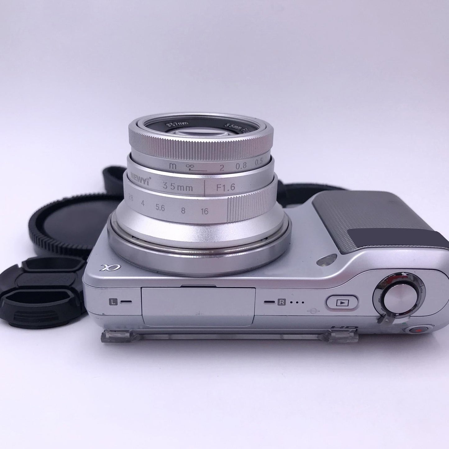 35mm F/1.6 Manual Focus Prime Lens for XA5 / XT10 for A6500 5100 NEX5