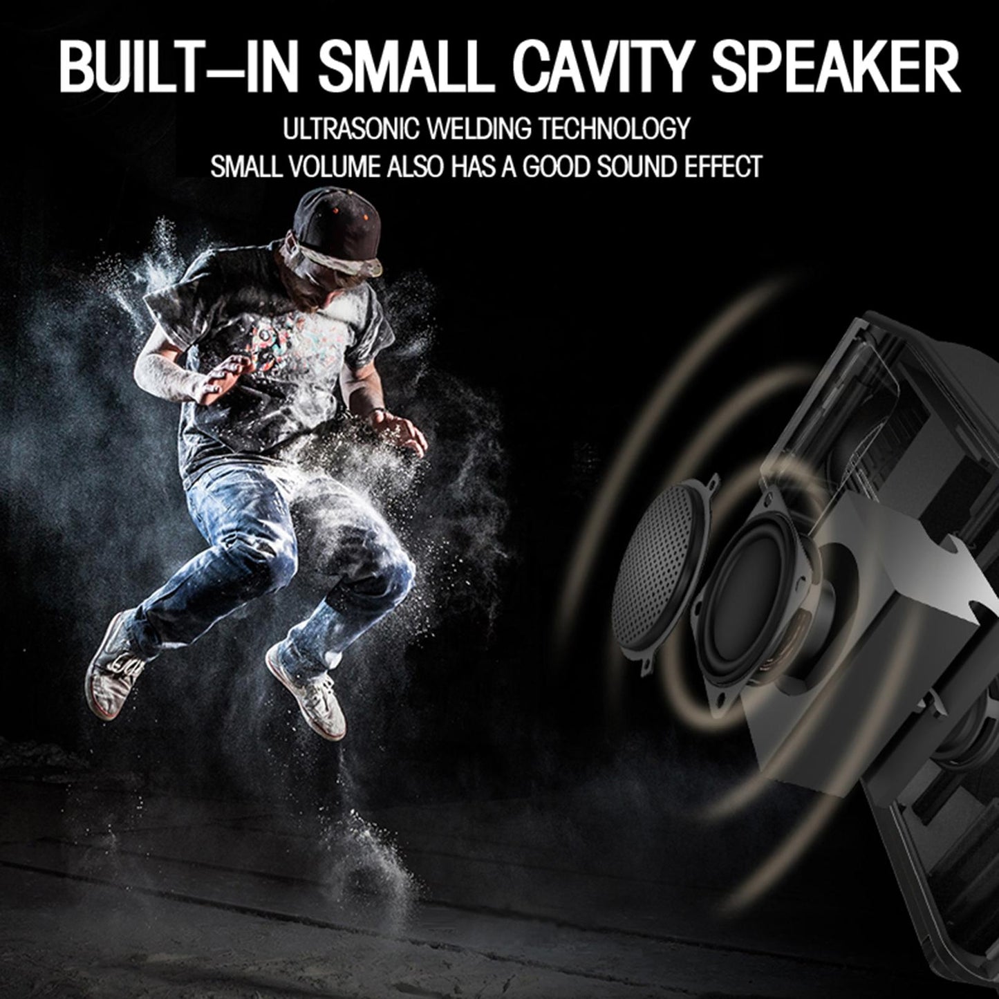 Miniature Wired Projector 1080P for Family Education Home Theaters Yellow