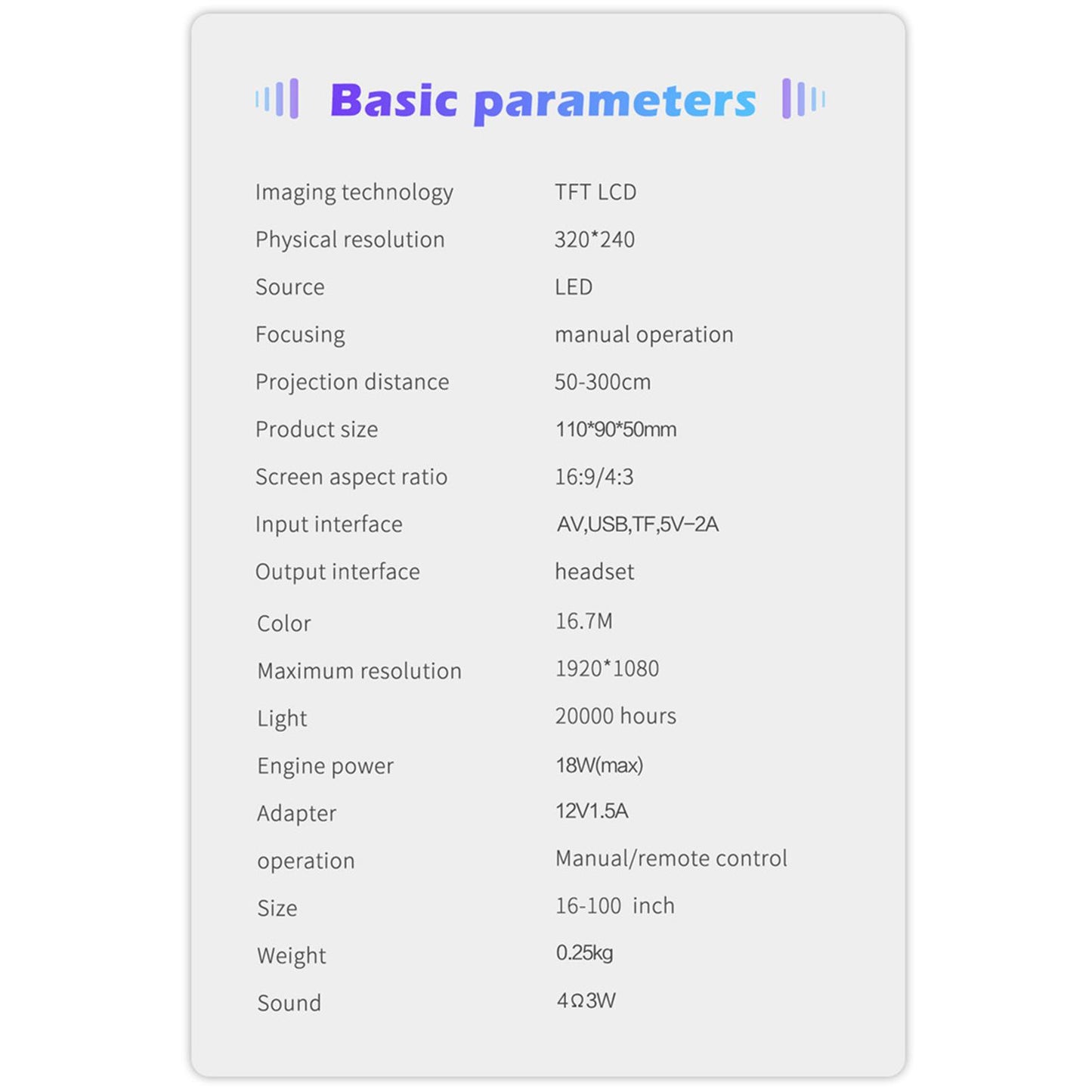 Mini Projectors LED Miniature Compact for Family Sports Events Home Theater Yellow