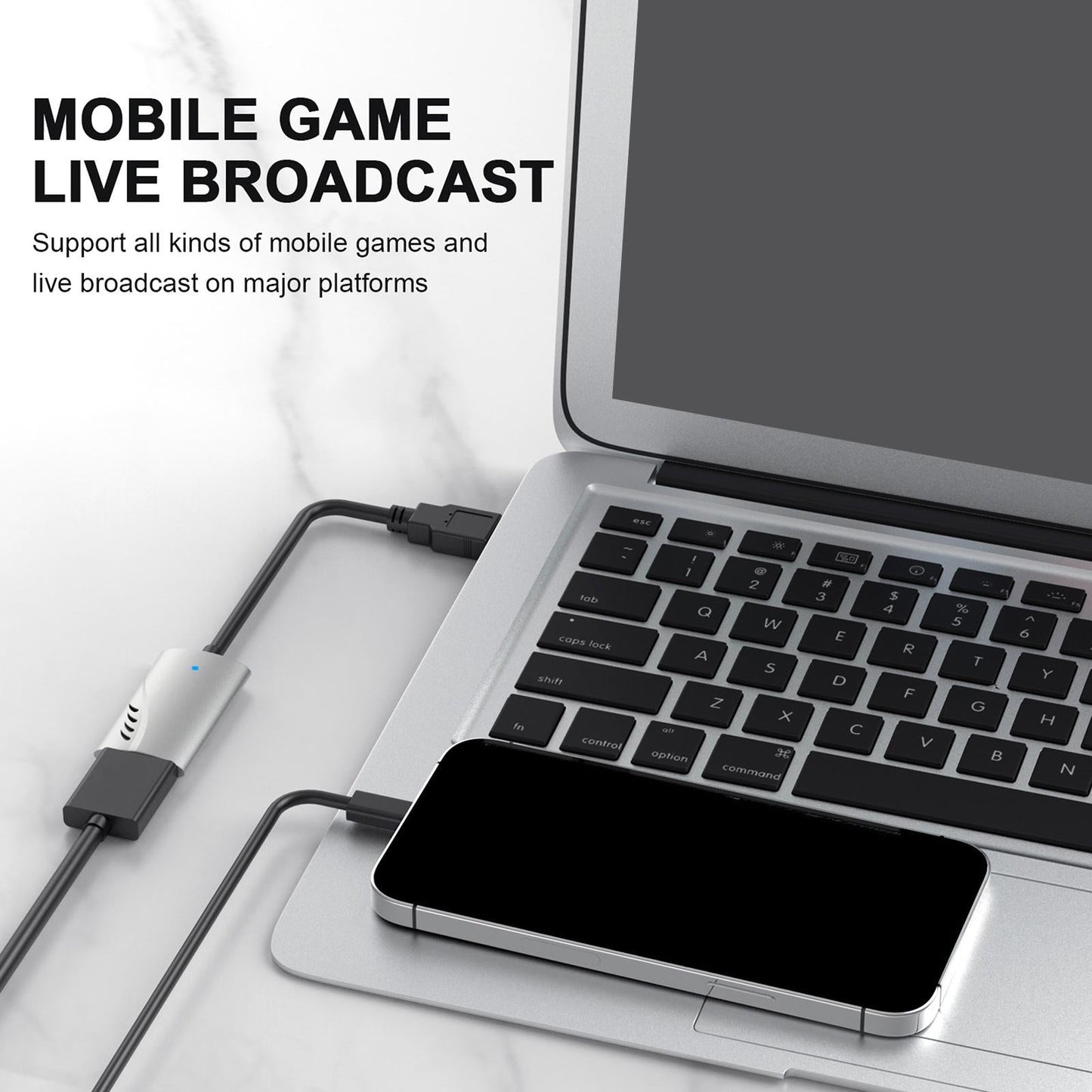 4K 60Hz Capture Card HDMI to USB3.0 1080P for Online Meeting Recording