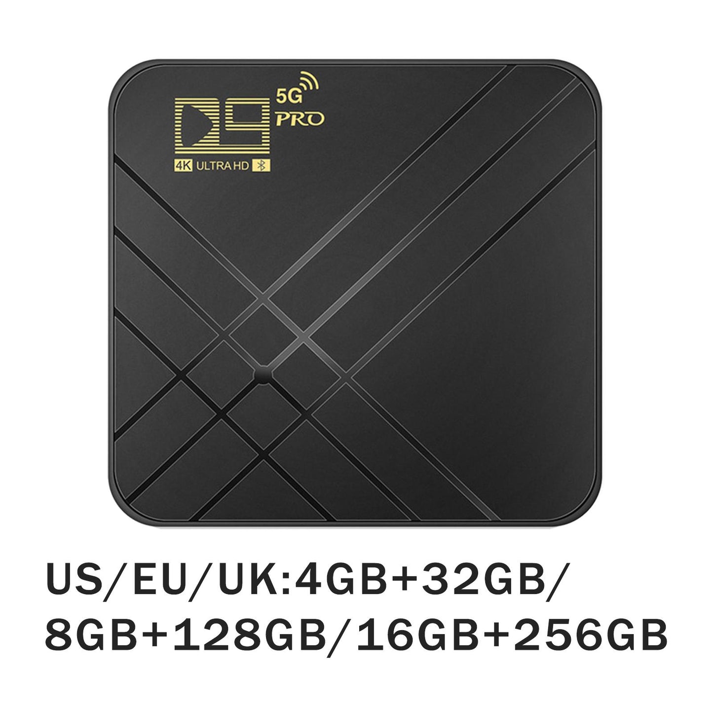D9 Pro 2.4G/5G Android 10.0 Media Player 4K Video TV Receiver 4GB 32GB US