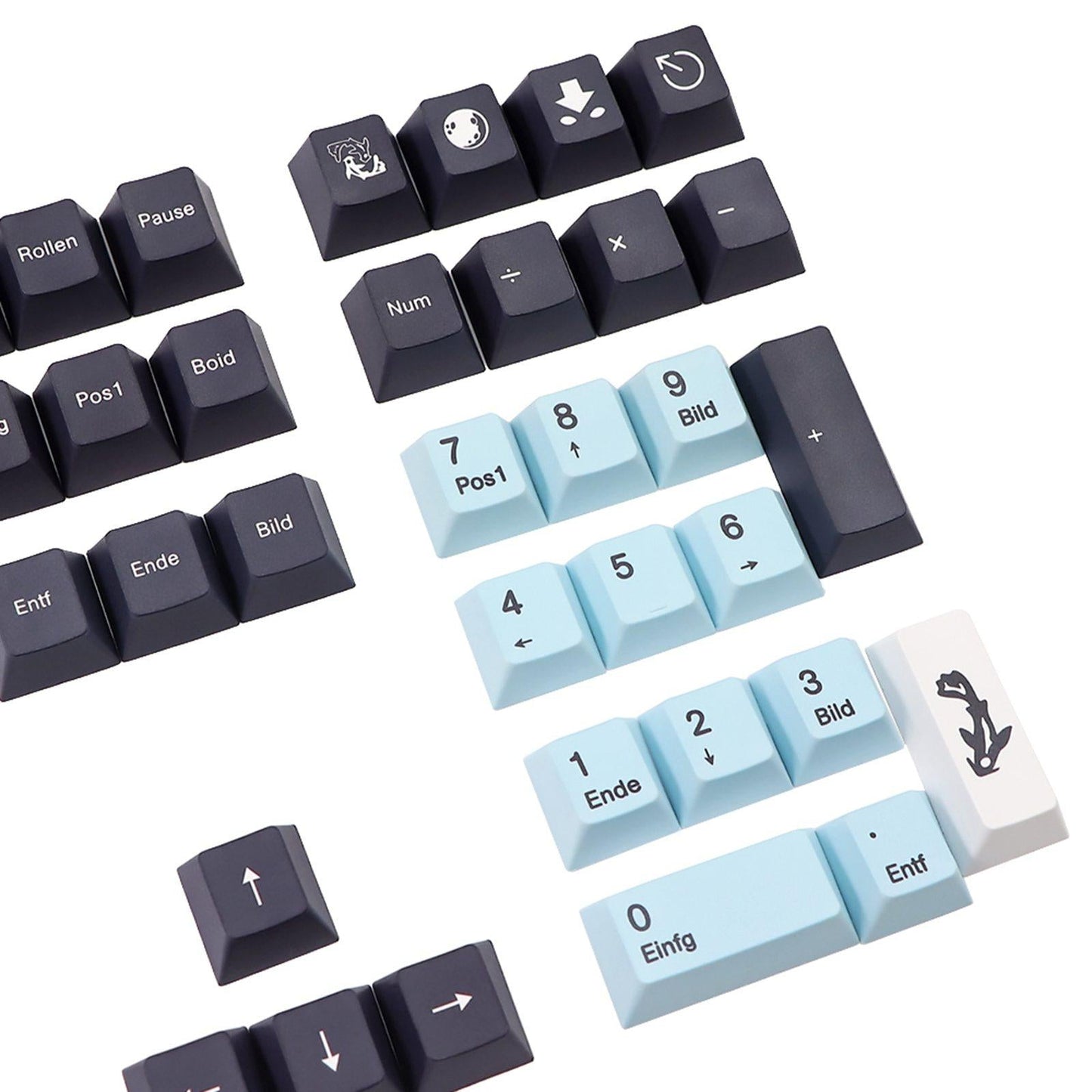 134 Key Mechanical Keyboard Keycaps PBT Keycaps for Cherry MX Home Supplies
