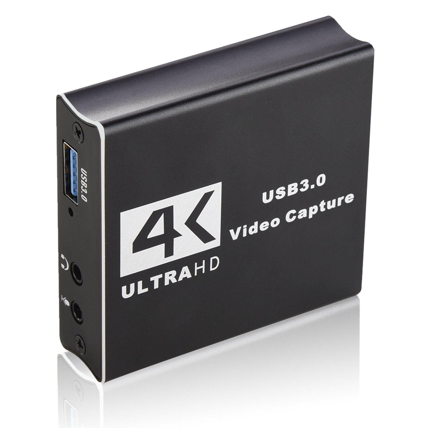 Capture Card -Low Latency Mic Input 1080P 60FPS Audio Output for Camera