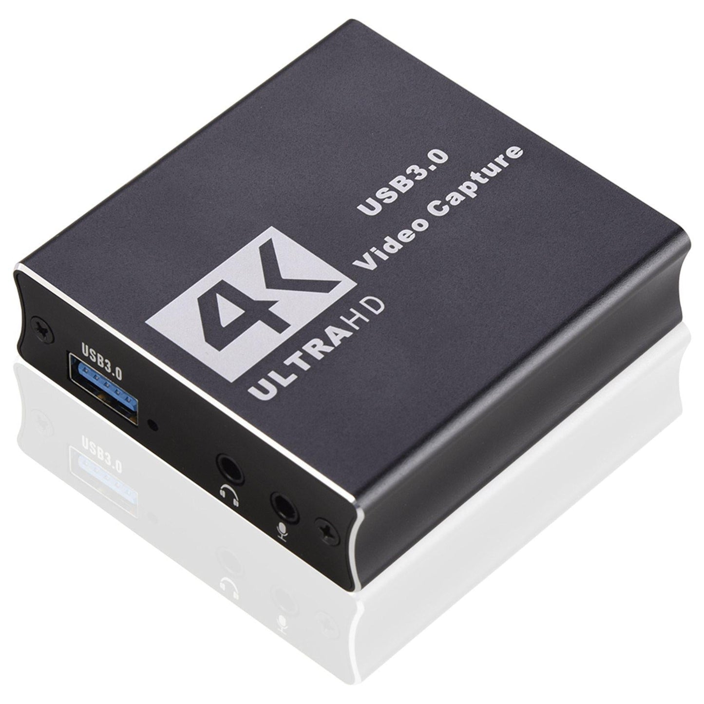 Capture Card -Low Latency Mic Input 1080P 60FPS Audio Output for Camera