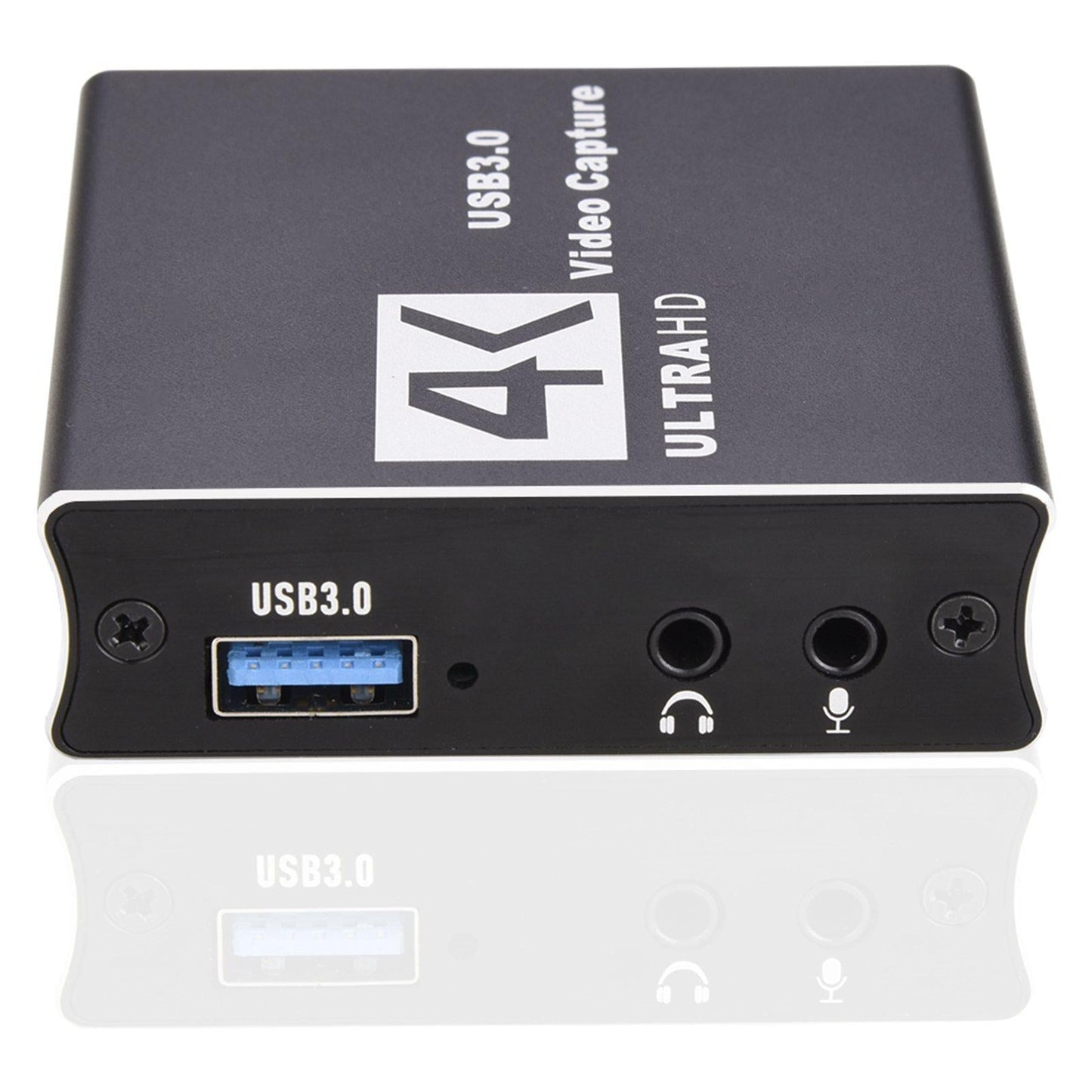 Capture Card -Low Latency Mic Input 1080P 60FPS Audio Output for Camera