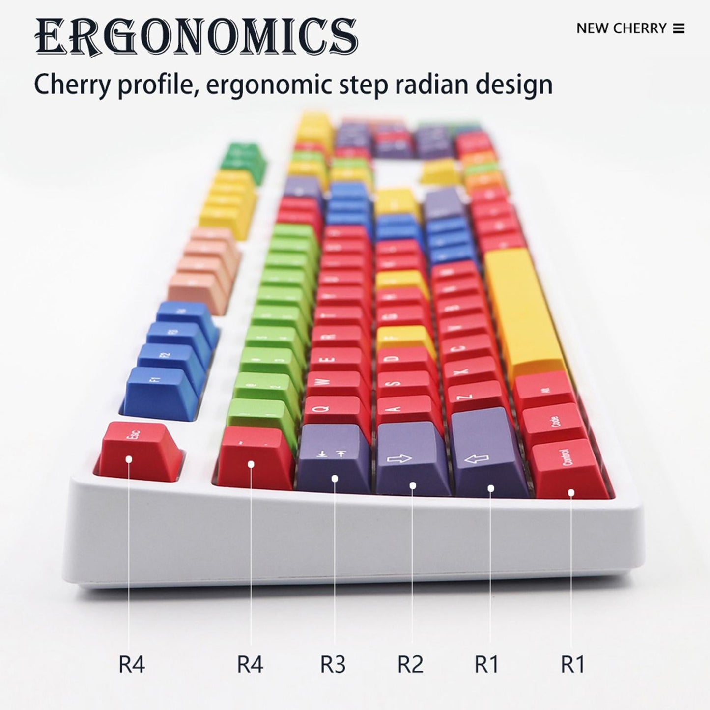 131 Keys PBT Keycaps Key Caps for Mechanical Keyboard KBD75 104 108 Layout