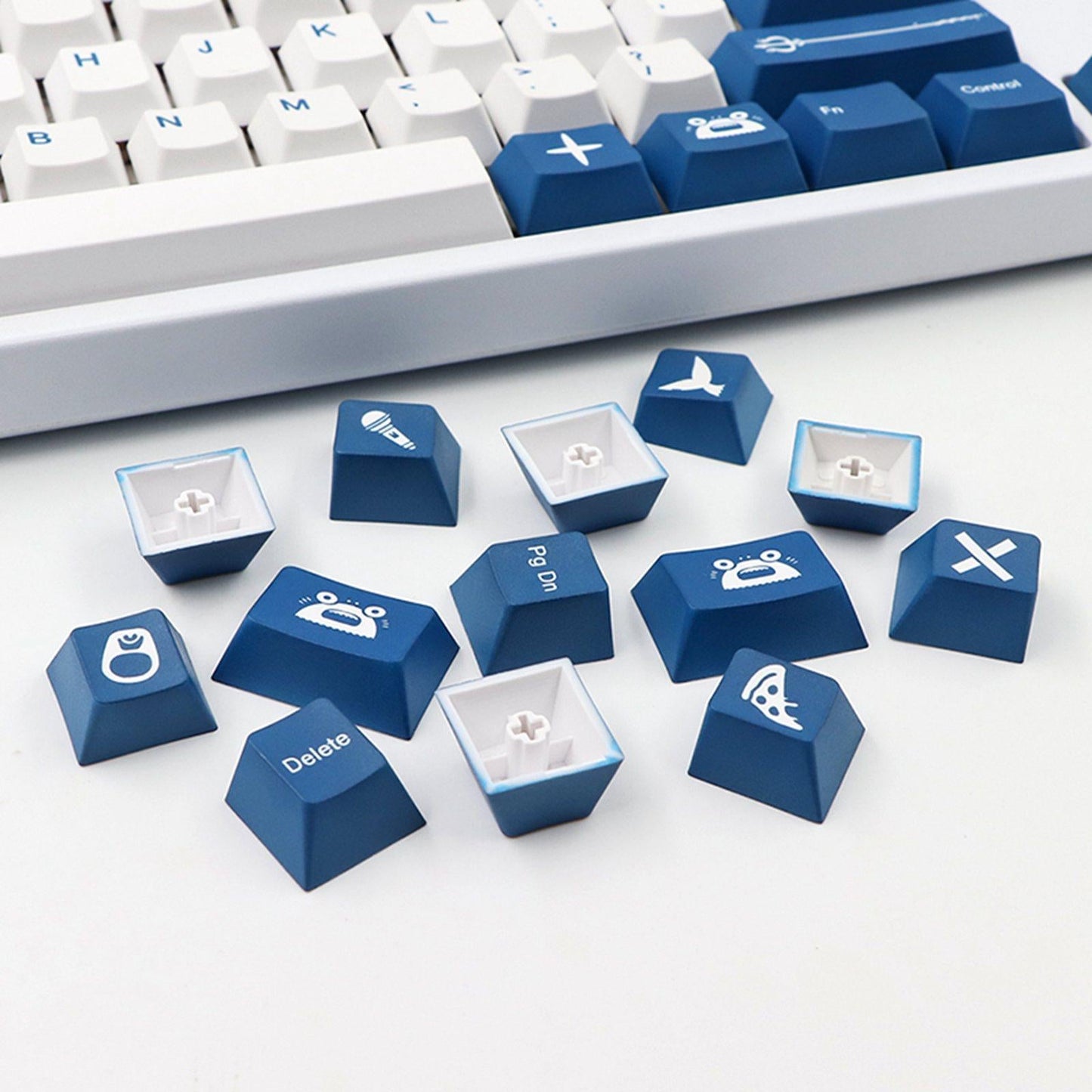 138 Keys Dye-sub PBT Keycaps for Mechanical Keyboard K65 K70 6.5u 7u Space