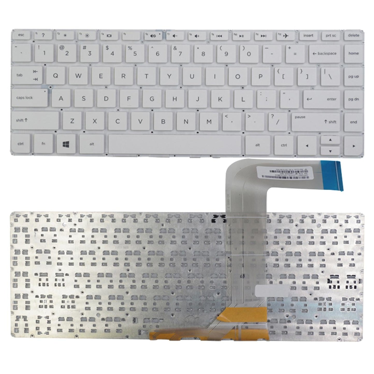 Mini White Keyboard Wireless Gaming Keypad Replacement Gadget for Office