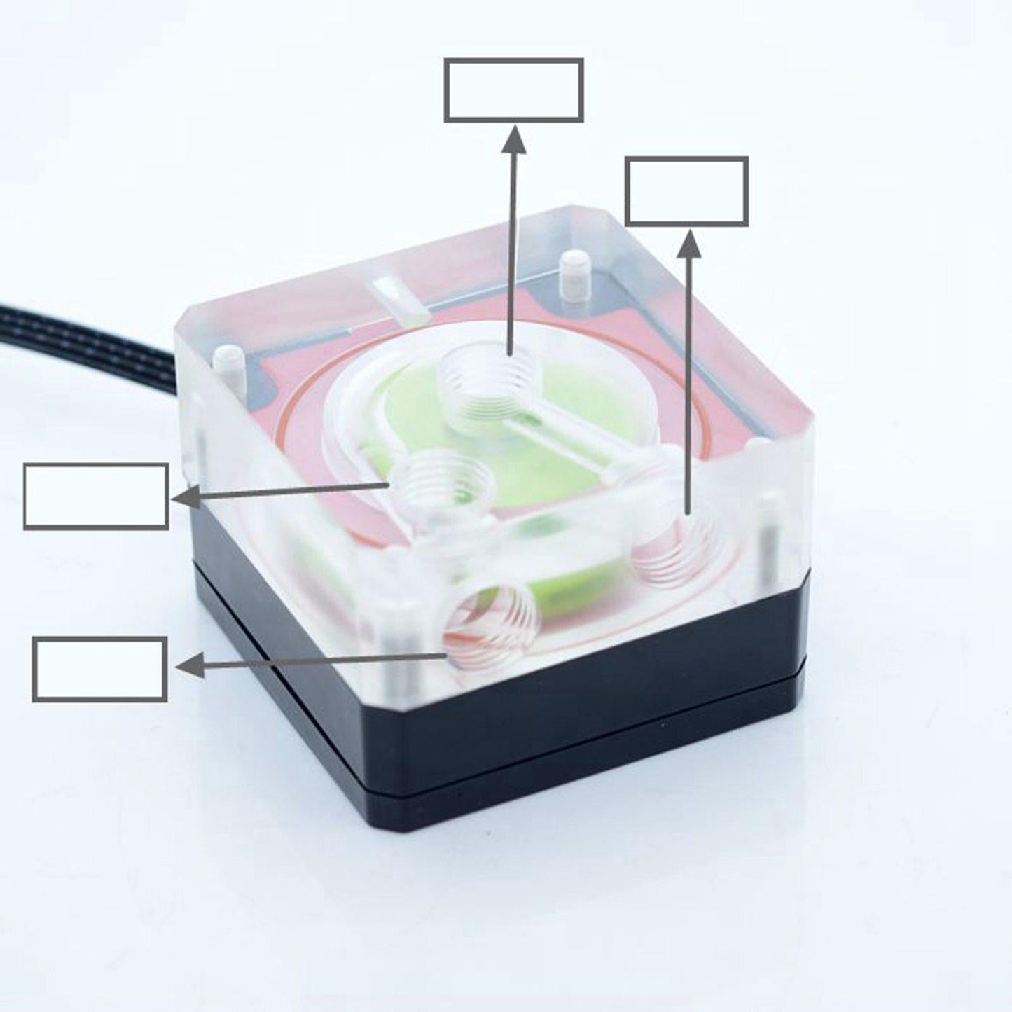 PC Water Cooling Pump Radiator PWM Speed Control CPU Watercooling System