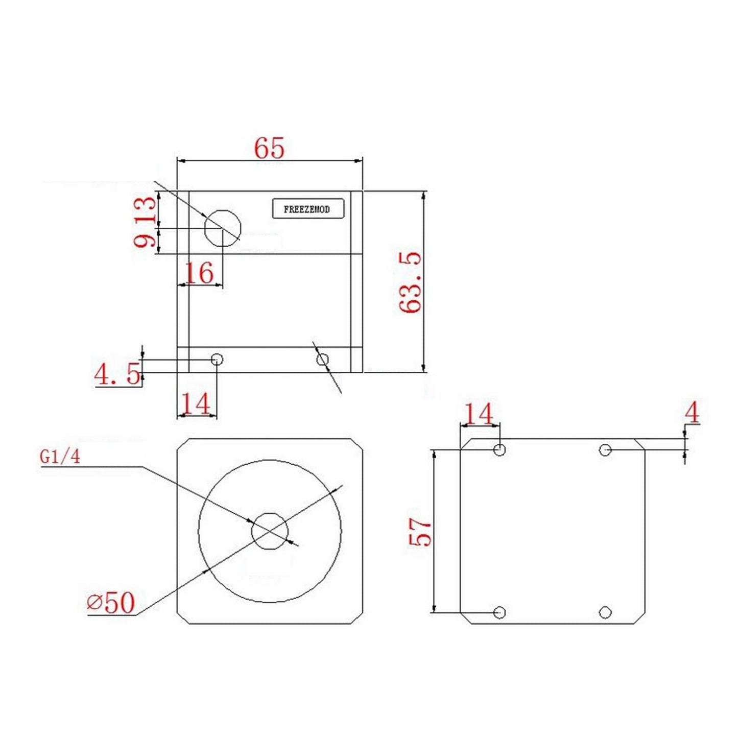 PC Water Cooling Pump Radiator PWM Speed Control Water-cooled System Gadget