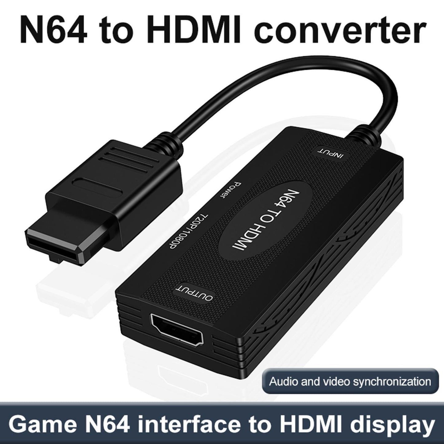 N64 To HDMI Converter for Nintendo 64 Console Portable Easy Use Premium
