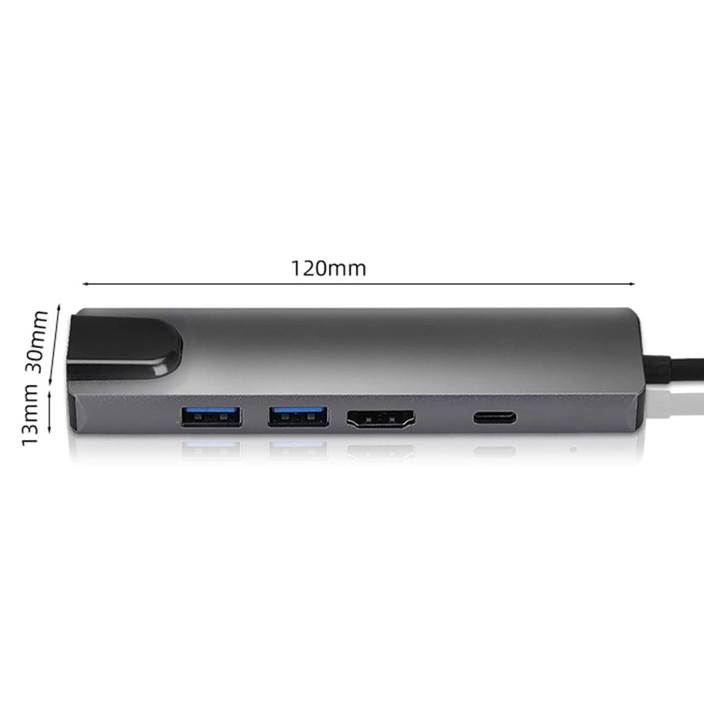 USB C Hub 5 in 1 Type C Docking Station HDMI for Laptops Phone USB C Device