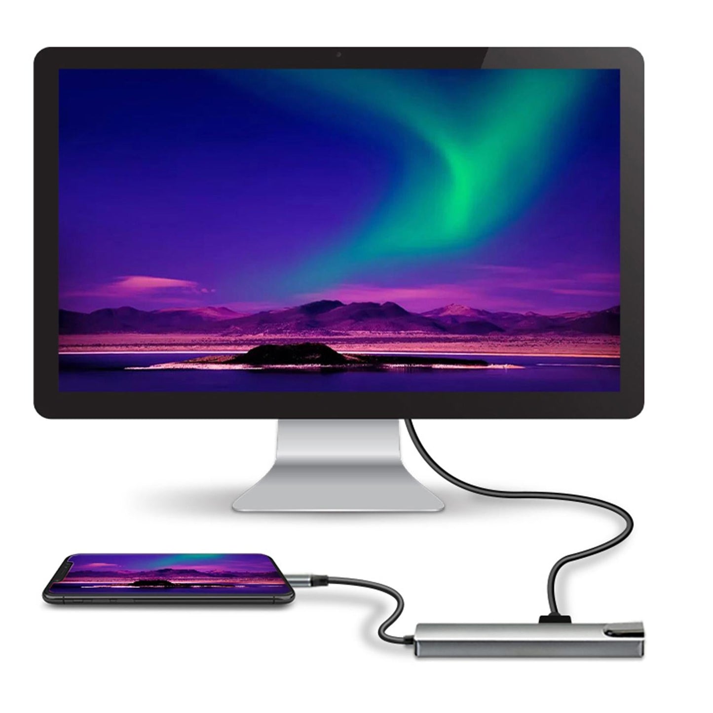 USB C Hub 5 in 1 Type C Docking Station HDMI for Laptops Phone USB C Device