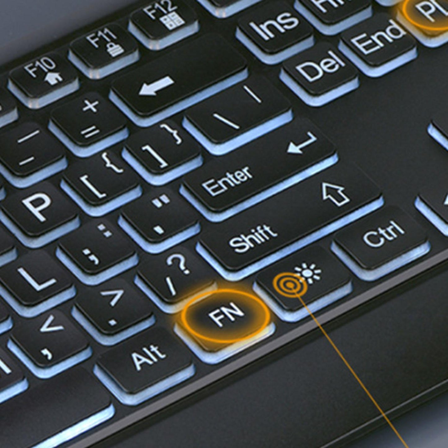 Keyboard Durable Quiet Standard for Desktop Computer Low Vision Individuals