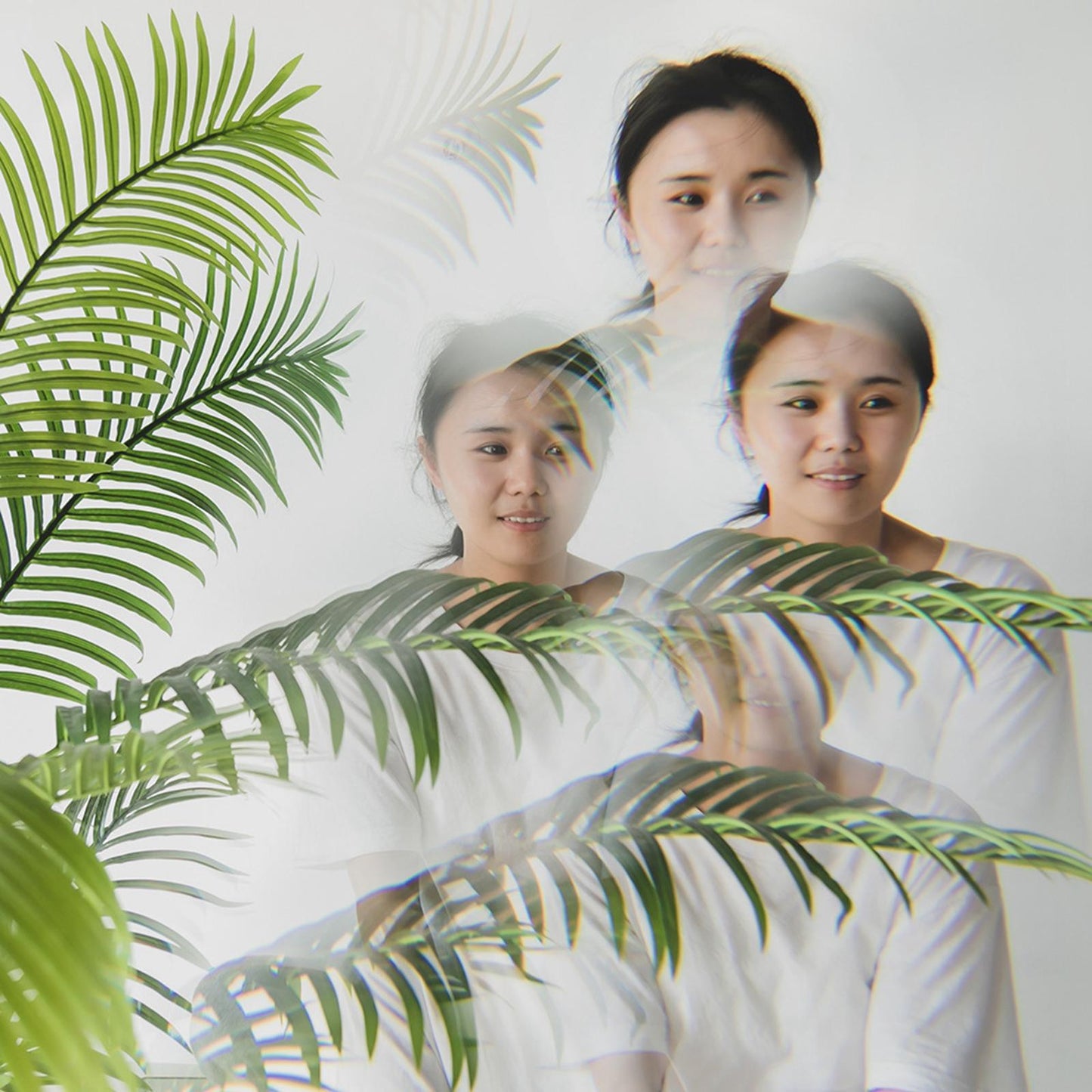 Fractal Semicircular Kaleidoscope Glass Prism 77mm Rotatable Multiple Image