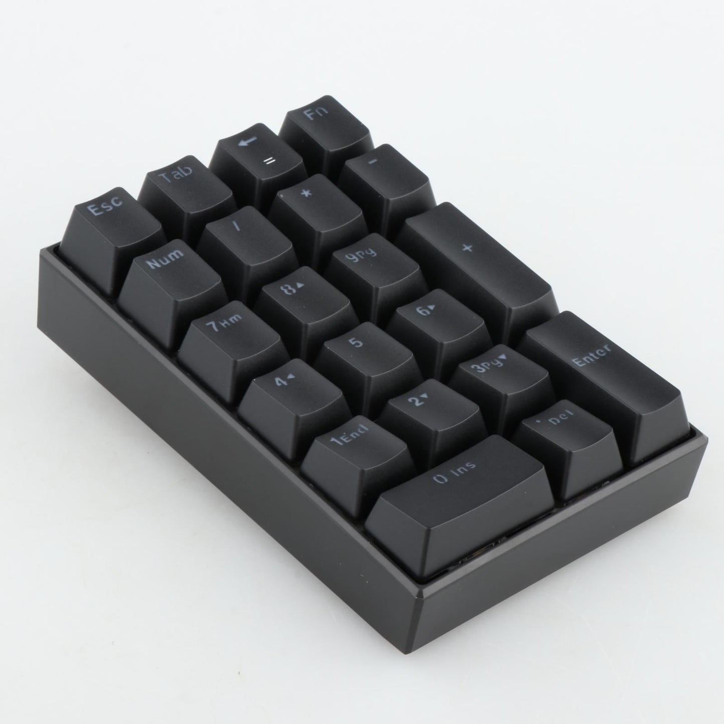 K23 Mini Numpad LED Backlit Numeric Keypad USB-C Office Home Use 21-Key Blue Switches