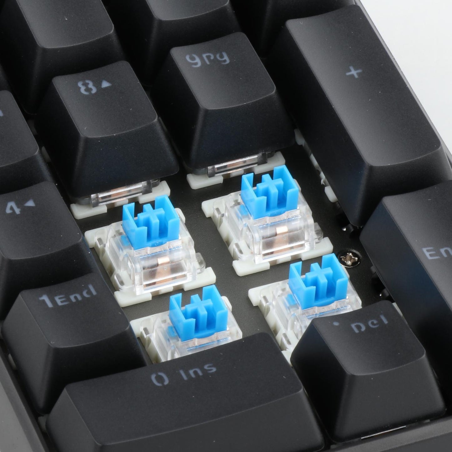 K23 Mini Numpad LED Backlit Numeric Keypad USB-C Office Home Use 21-Key Blue Switches