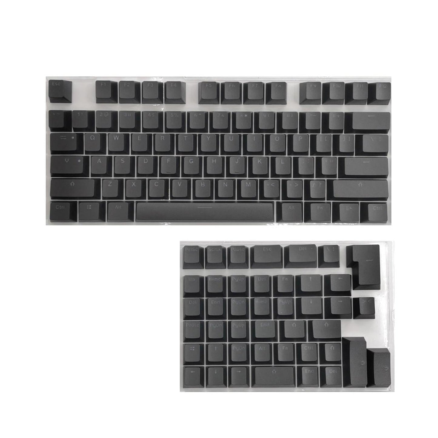 PBT Keycaps Anti-Grease Mini for 61 64 68 71 82 84 Layout Keyboard Black