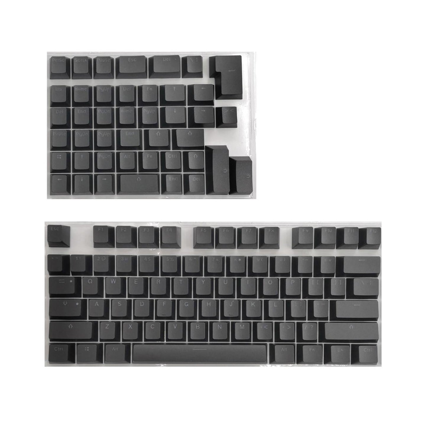 PBT Keycaps Anti-Grease Mini for 61 64 68 71 82 84 Layout Keyboard Black