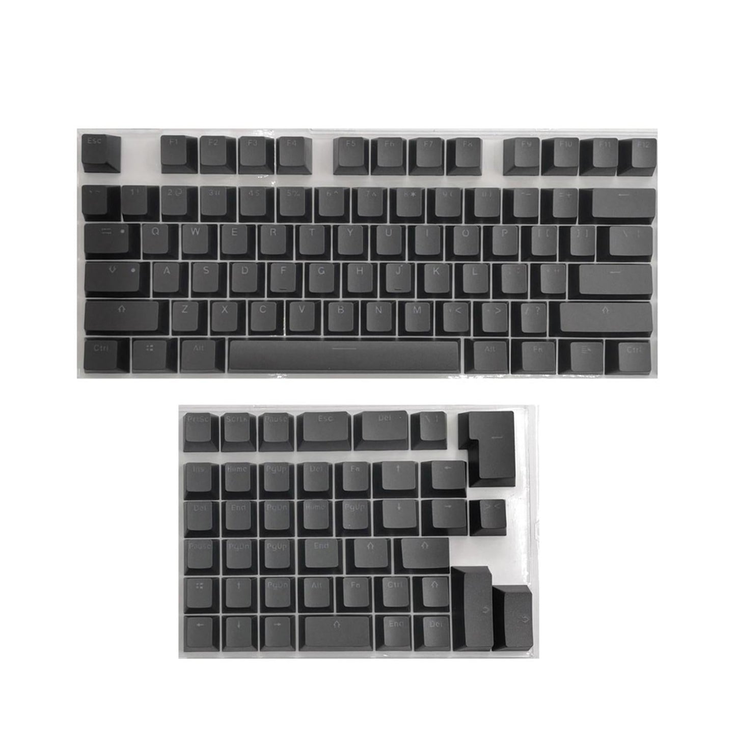 PBT Keycaps Anti-Grease Mini for 61 64 68 71 82 84 Layout Keyboard Black