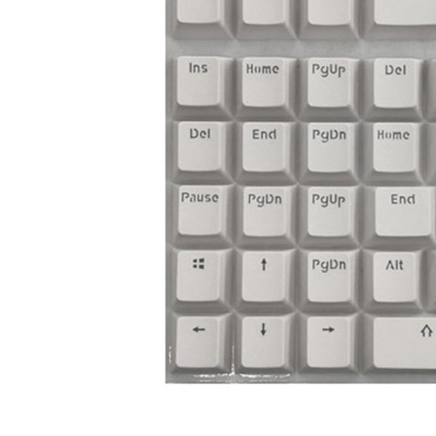 PBT Keycaps Anti-Grease Mini for 61 64 68 71 82 84 Layout Keyboard White