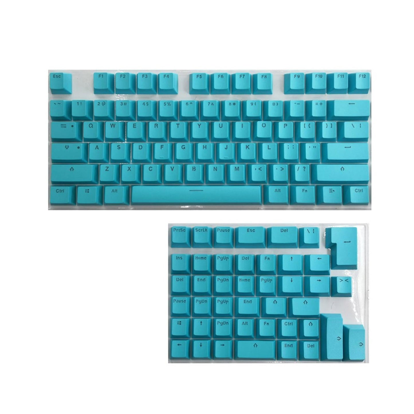 PBT Keycaps Anti-Grease Mini for 61 64 68 71 82 84 Layout Keyboard Blue
