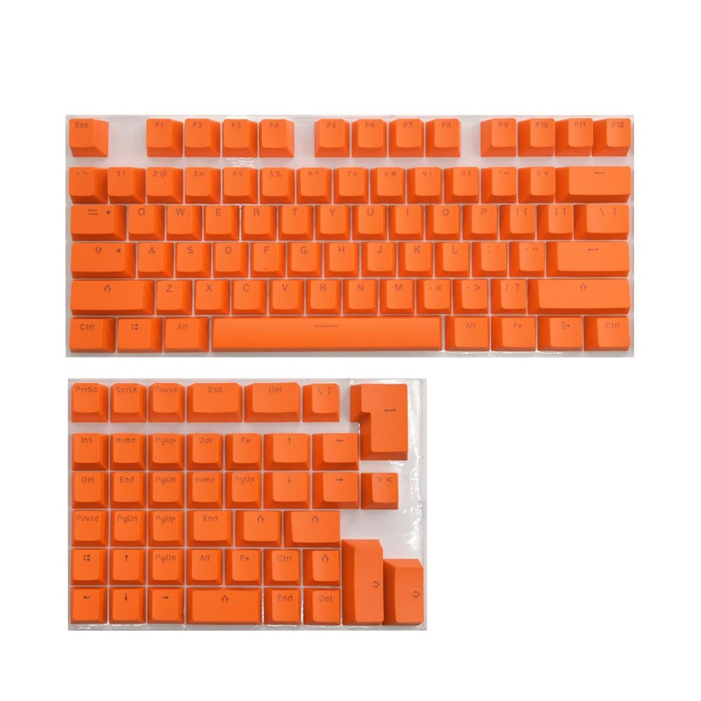 PBT Keycaps Anti-Grease Mini for 61 64 68 71 82 84 Layout Keyboard Orange