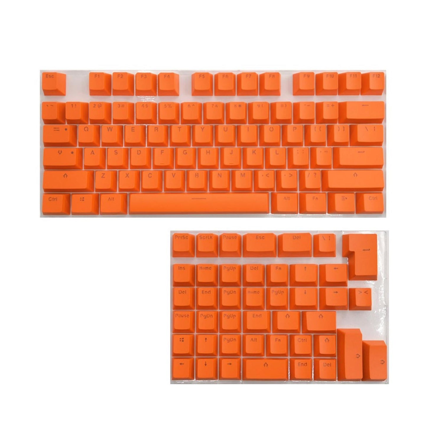 PBT Keycaps Anti-Grease Mini for 61 64 68 71 82 84 Layout Keyboard Orange