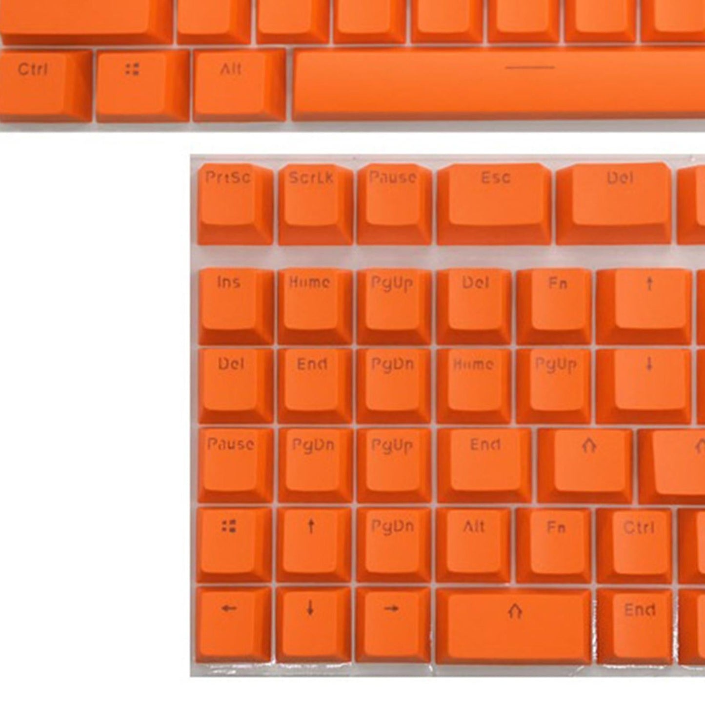PBT Keycaps Anti-Grease Mini for 61 64 68 71 82 84 Layout Keyboard Orange