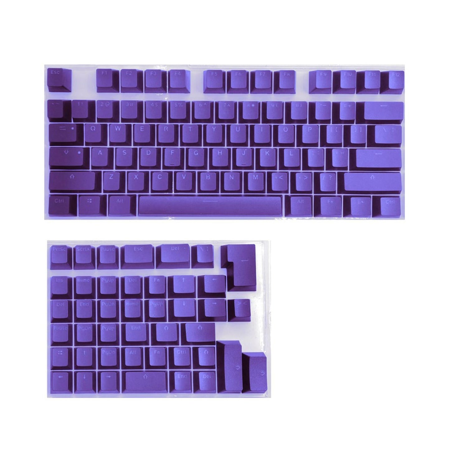PBT Keycaps Anti-Grease Mini for 61 64 68 71 82 84 Layout Keyboard Purple