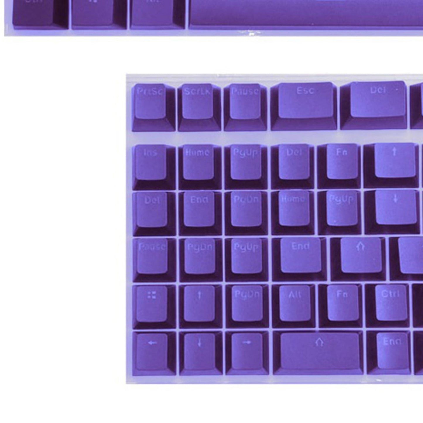 PBT Keycaps Anti-Grease Mini for 61 64 68 71 82 84 Layout Keyboard Purple