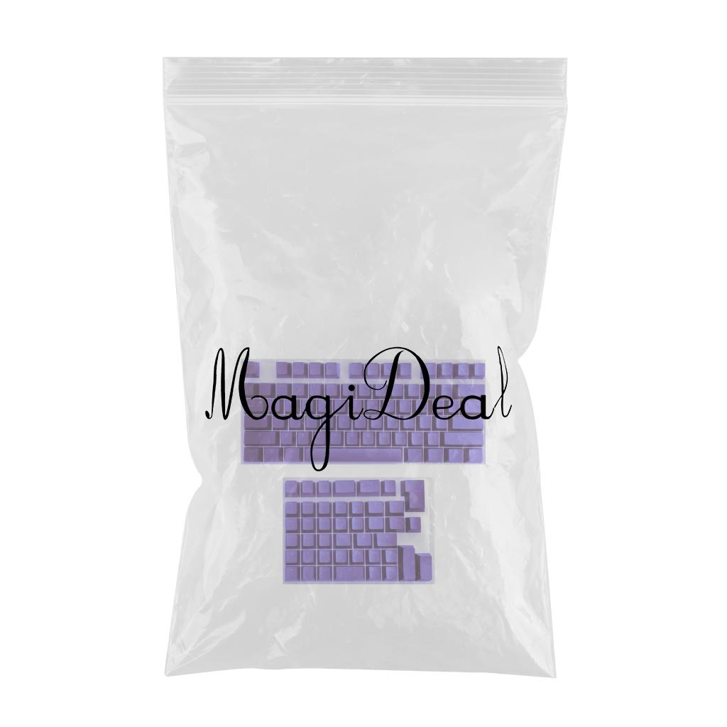 PBT Keycaps Anti-Grease Mini for 61 64 68 71 82 84 Layout Keyboard Purple
