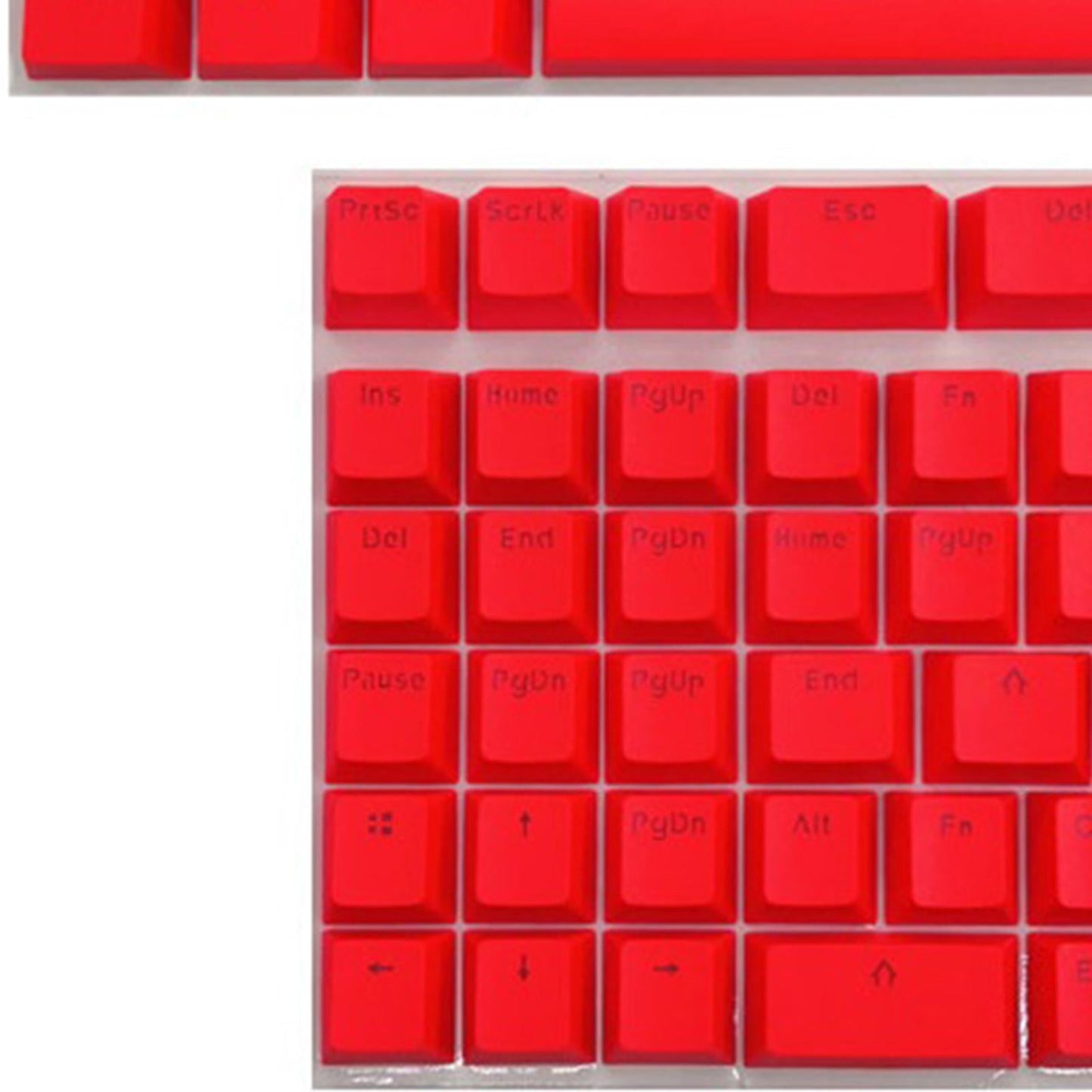 PBT Keycaps Anti-Grease Mini for 61 64 68 71 82 84 Layout Keyboard Red