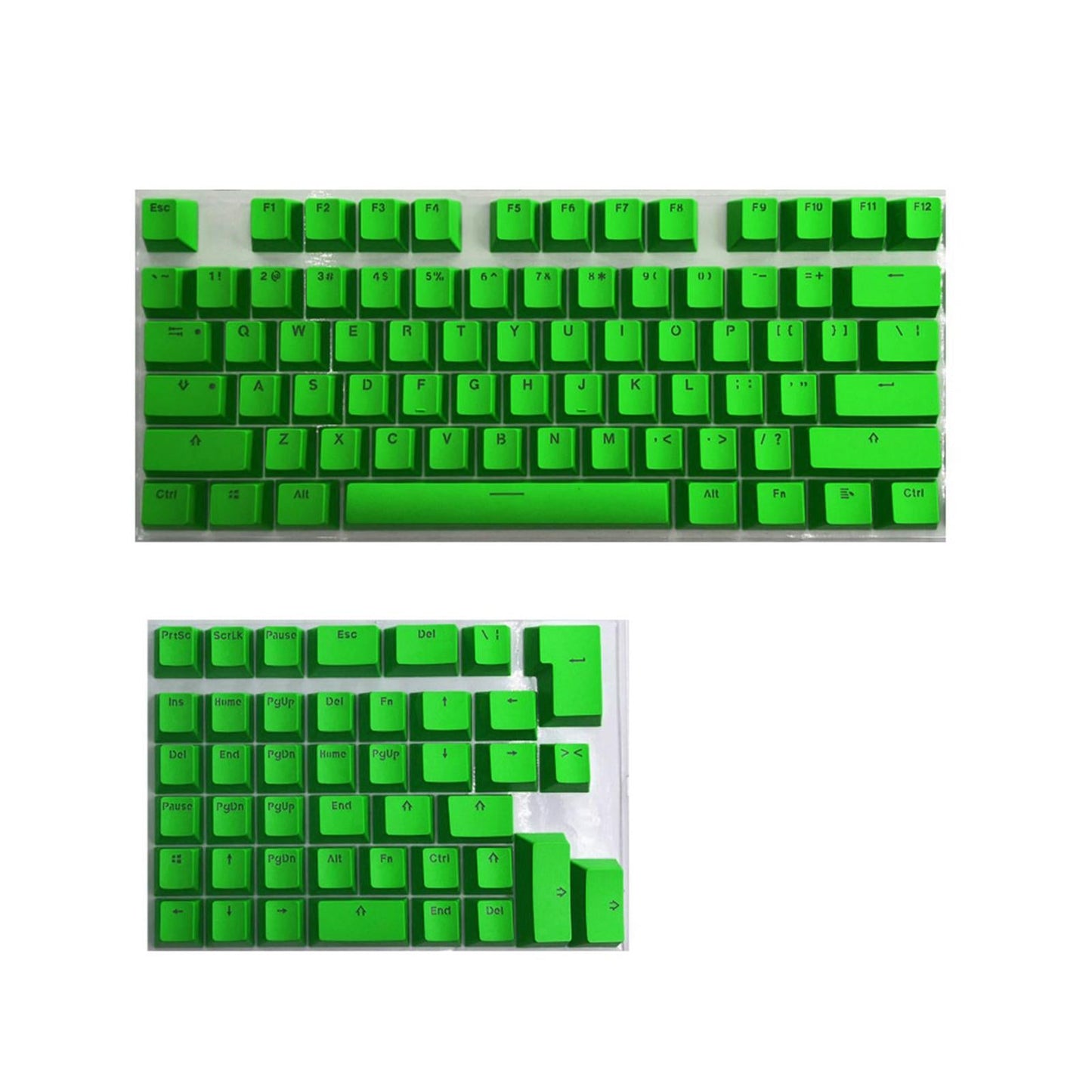 PBT Keycaps Anti-Grease Mini for 61 64 68 71 82 84 Layout Keyboard Green