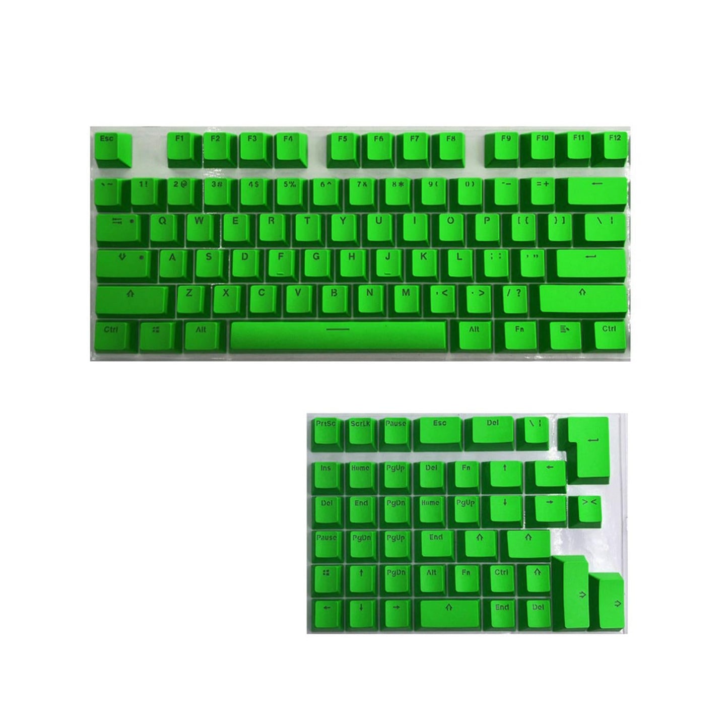 PBT Keycaps Anti-Grease Mini for 61 64 68 71 82 84 Layout Keyboard Green
