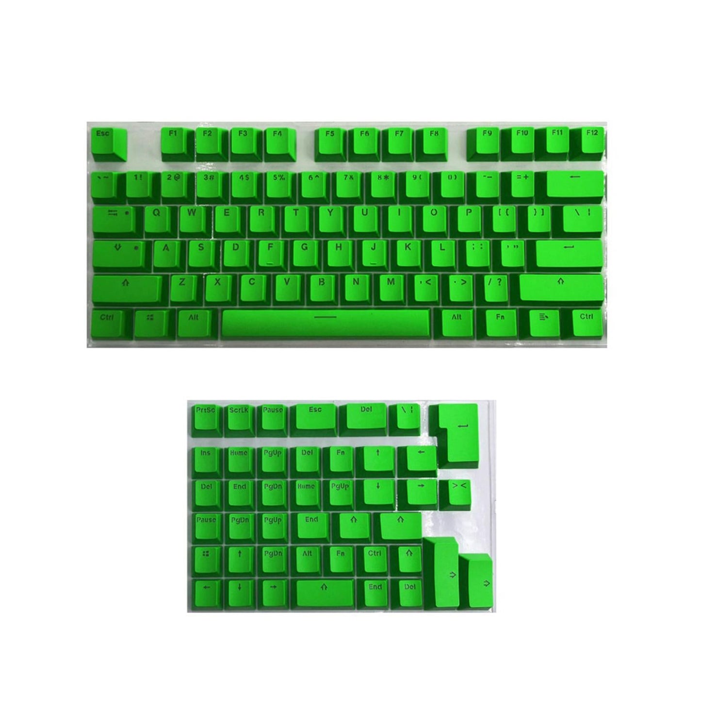 PBT Keycaps Anti-Grease Mini for 61 64 68 71 82 84 Layout Keyboard Green