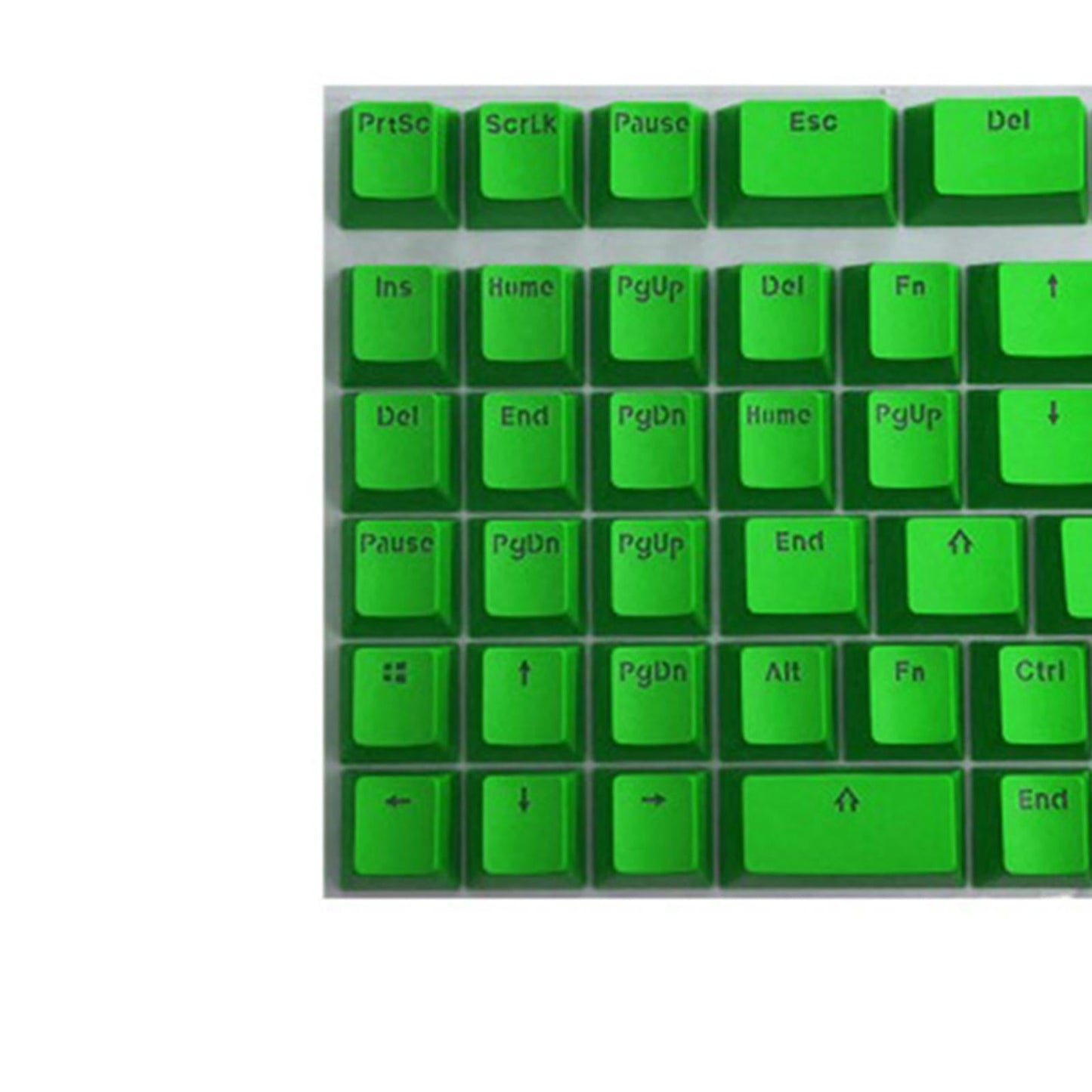 PBT Keycaps Anti-Grease Mini for 61 64 68 71 82 84 Layout Keyboard Green