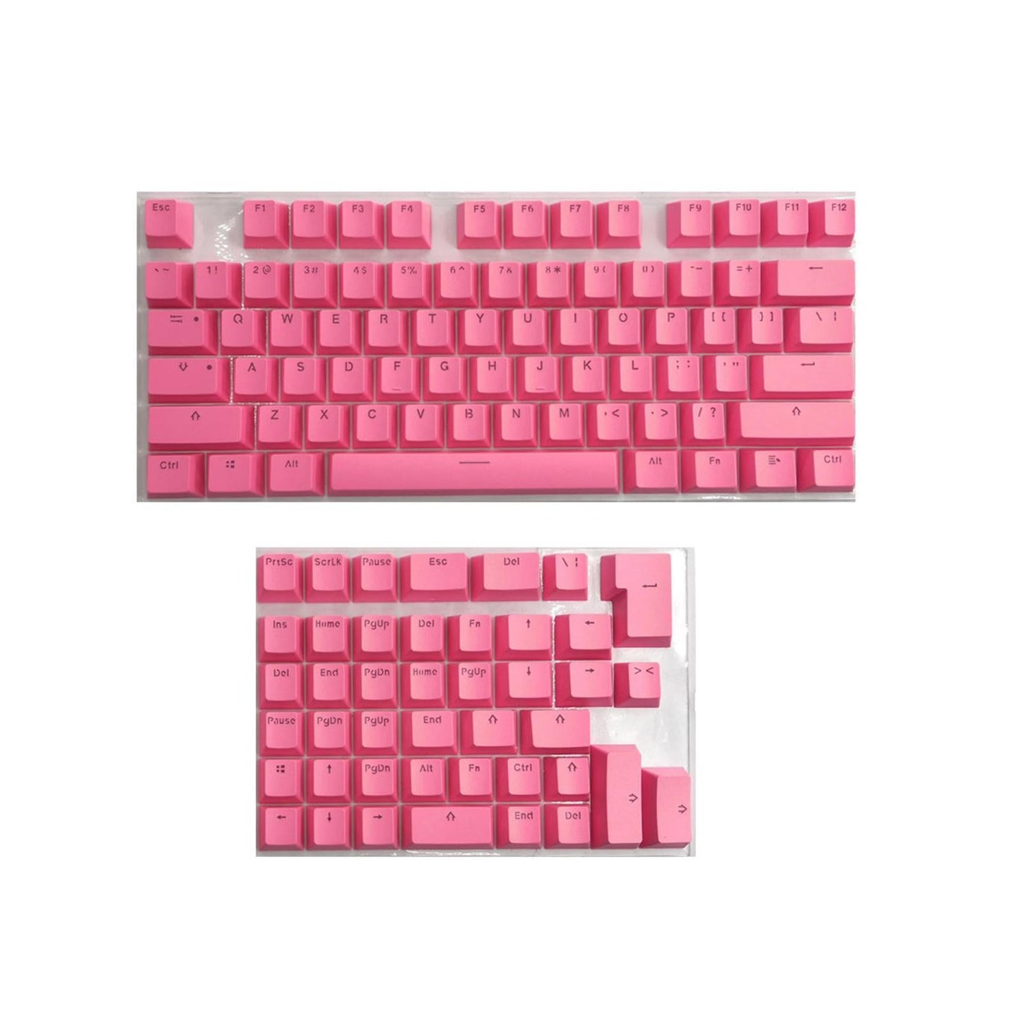 PBT Keycaps Anti-Grease Mini for 61 64 68 71 82 84 Layout Keyboard Pink