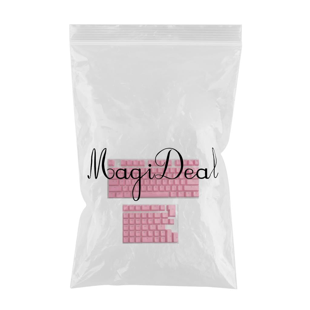 PBT Keycaps Anti-Grease Mini for 61 64 68 71 82 84 Layout Keyboard Pink