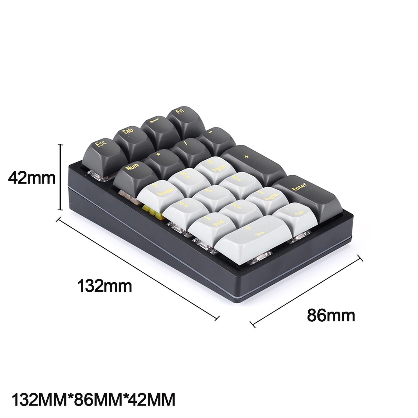 K3 Mechanical Numeric Keyboard 21 Keys for PC Laptop DIY Custom Blue Switch