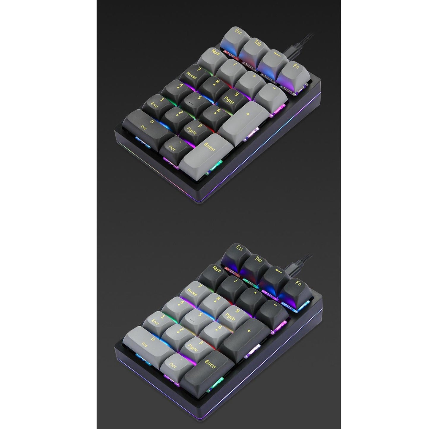 K3 Mechanical Numeric Keyboard 21 Keys for PC Laptop DIY Custom Blue Switch