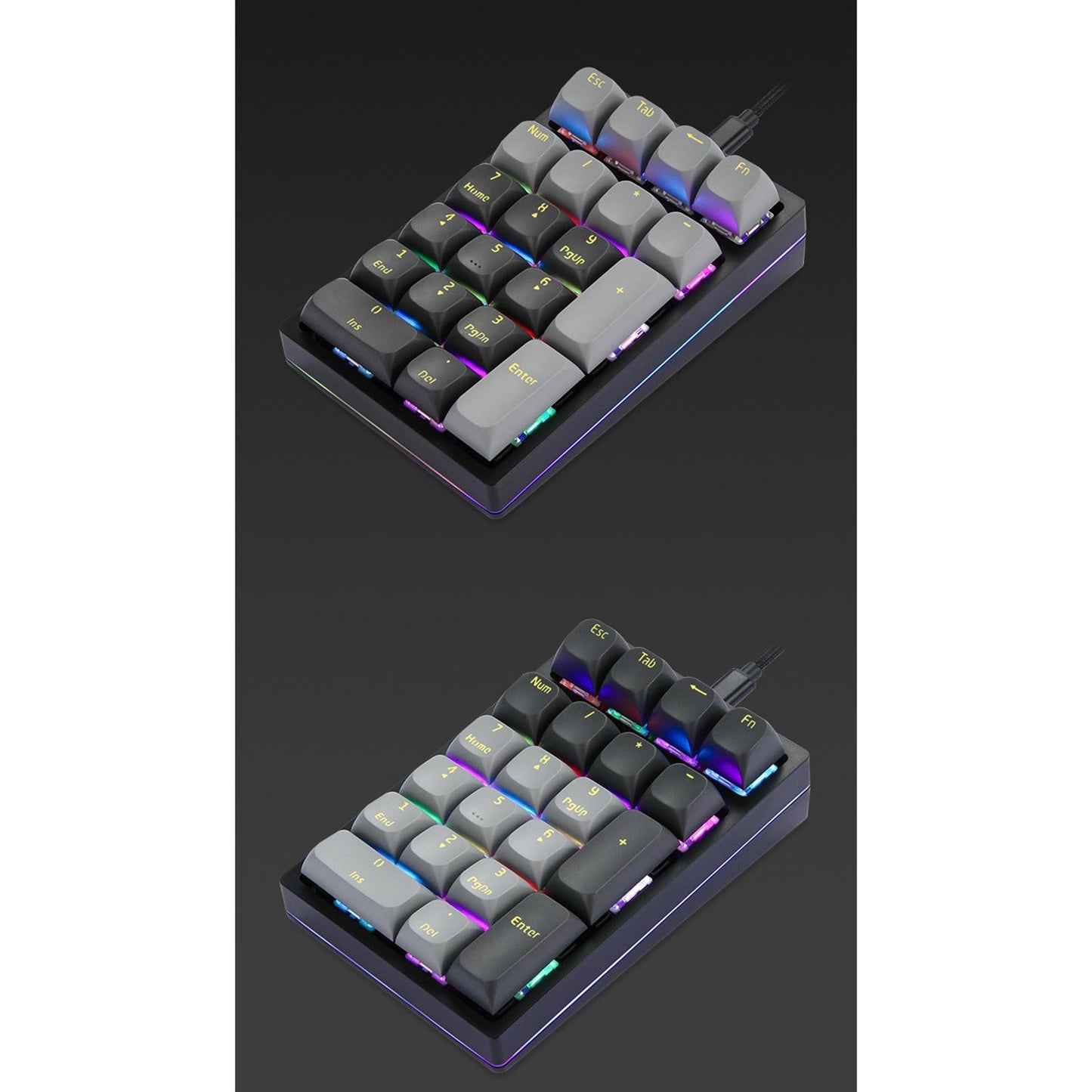 K3 Mechanical Numeric Keyboard 21 Keys for PC Laptop DIY Custom Red Switch