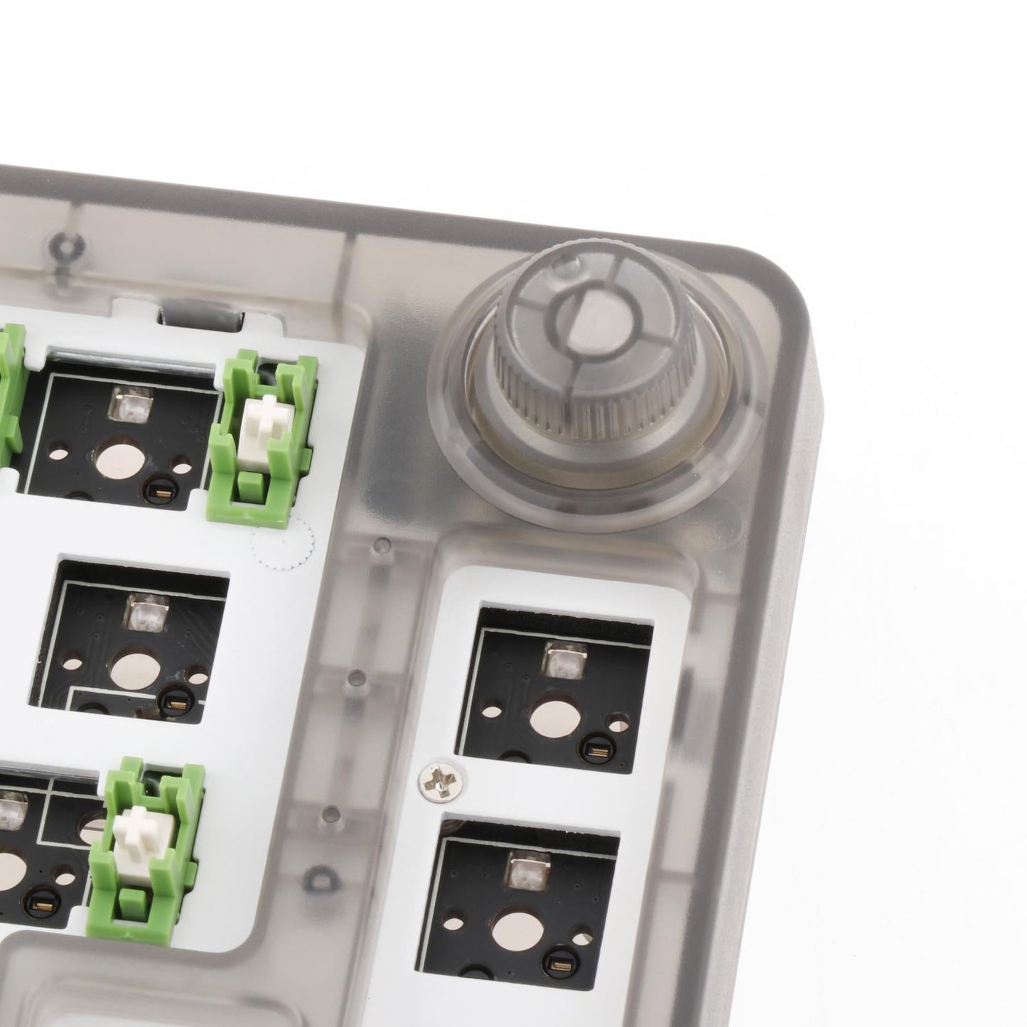 TM680 Hot Swap Mechanical Keyboard Kit RGB Backlight Wireless clear black