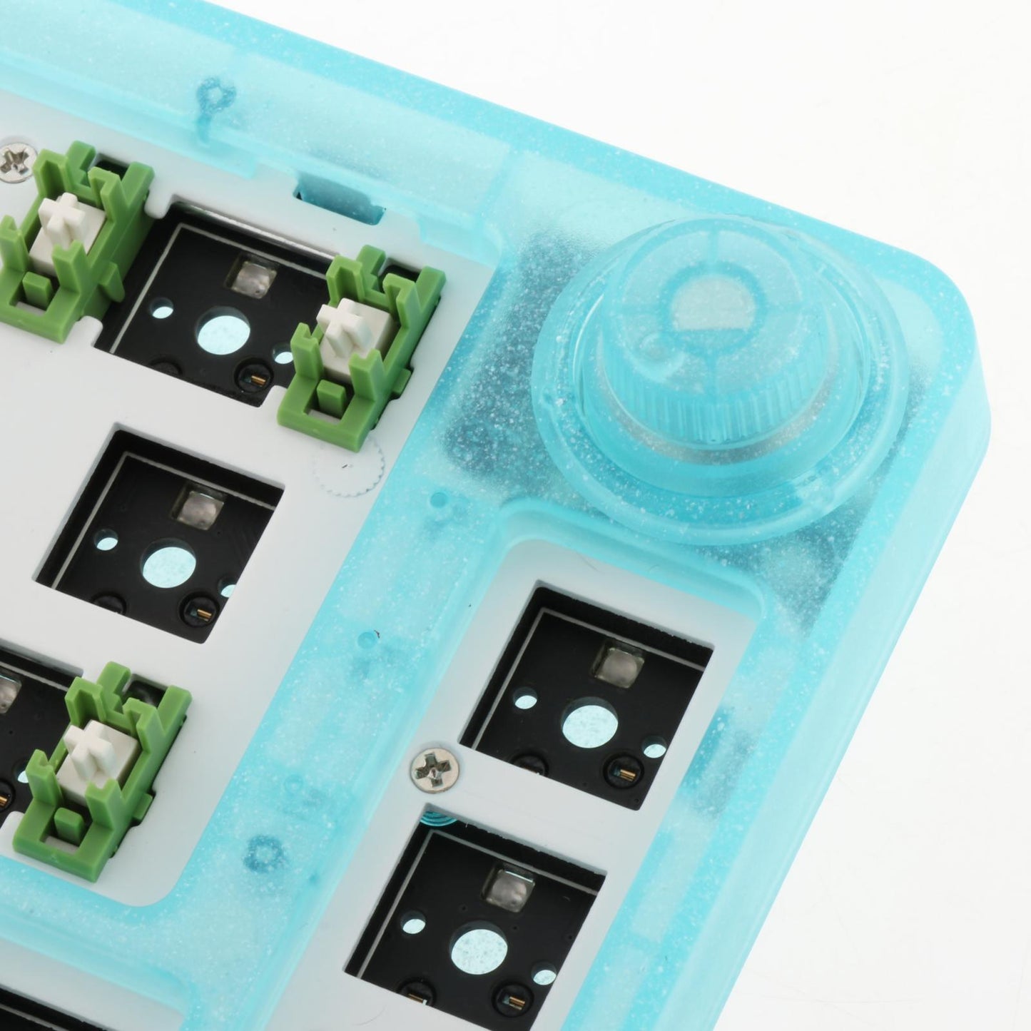 TM680 Hot Swap Mechanical Keyboard Kit RGB Backlight Wireless blue