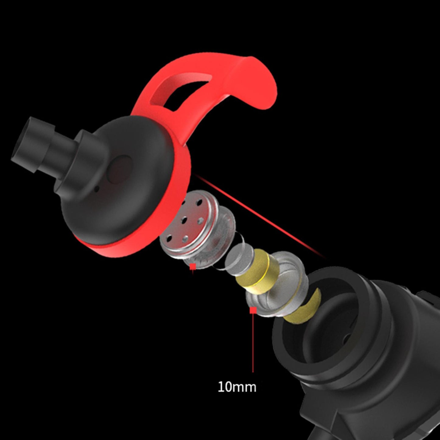 Gaming in Ear Headset Deep Bass for Laptop Games Mobile & PC G9 Black