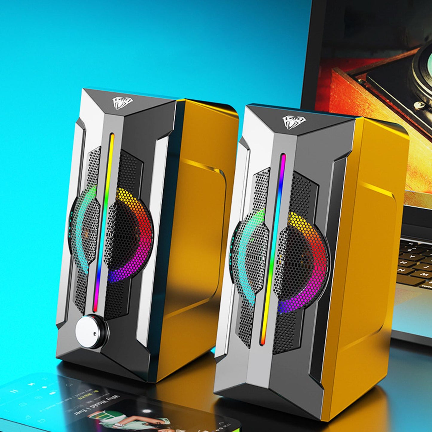 Speaker Bass Surround 3D Surround for Home Notebook Computer PC Home Theater