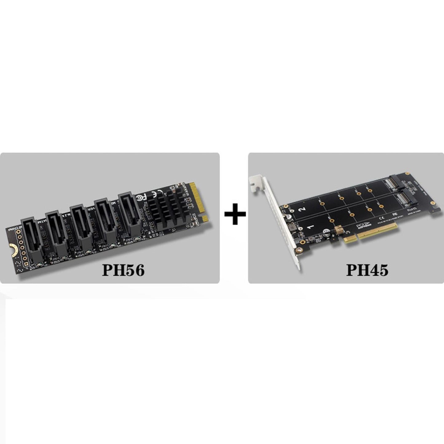 Adapter Card Hard Disk SI-Pex40139 Jmb585 Chipset 5 Port for PCIe PC Desktop