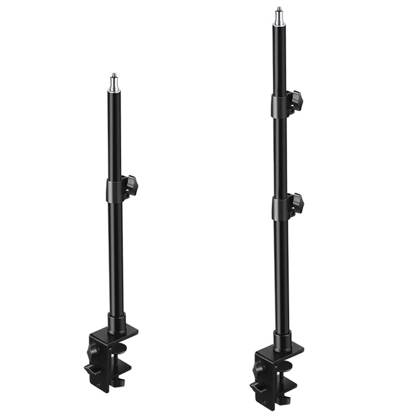 Desk Mount Stand Adjustable Standard for Smartphone Panel Light DSLR Camera